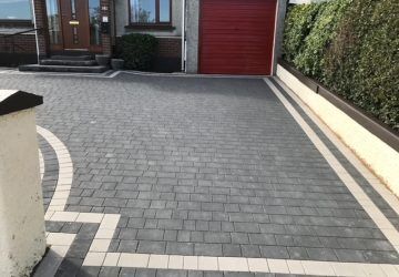 Block-paved driveway installed in County Wexford