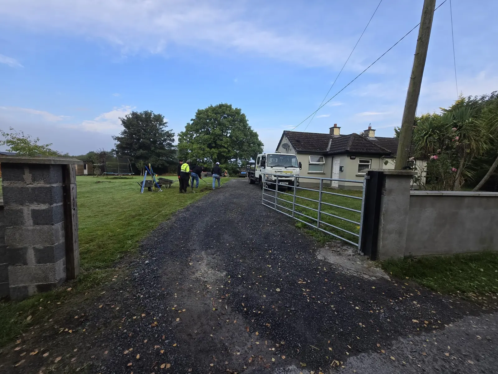 Long Tar & Chip Drive project by Wexford Tarmac & Resin Driveways Contractors in County Wexford