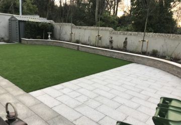 Paving detail and patio installation